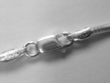 Load image into Gallery viewer, Elegant High Quality Silver Snake Chain - 16 inch (18" also available)