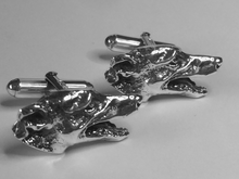 Load image into Gallery viewer, Greyhound Cufflinks