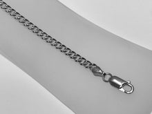 Load image into Gallery viewer, Curb Chain Silver Bracelet