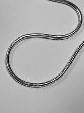 Load image into Gallery viewer, Elegant High Quality Silver Snake Chain - 16 inch (18" also available)