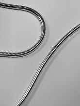 Load image into Gallery viewer, Elegant High Quality Silver Snake Chain - 18 inch (16"also available)