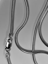 Load image into Gallery viewer, Elegant High Quality Silver Snake Chain - 18 inch (16"also available)
