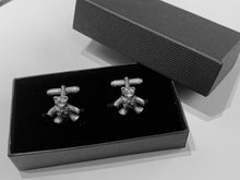 Load image into Gallery viewer, Teddy Bear Cufflinks