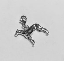 Load image into Gallery viewer, Doberman Charm - Docked Tail/Docked Ears