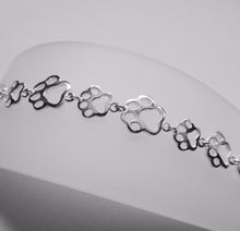 Load image into Gallery viewer, Paw Print Charm Bracelet