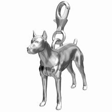 Load image into Gallery viewer, Doberman Charm - Docked Tail/Docked Ears

