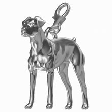 Load image into Gallery viewer, Doberman Charm - Docked Tail/Natural Ears
