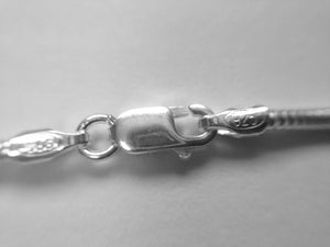 Elegant High Quality Silver Snake Chain Bracelet