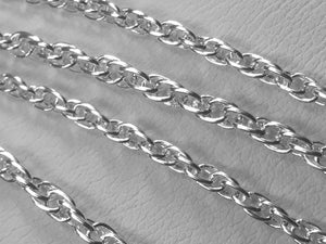 Stunning Sterling Silver Solid Rope Chain