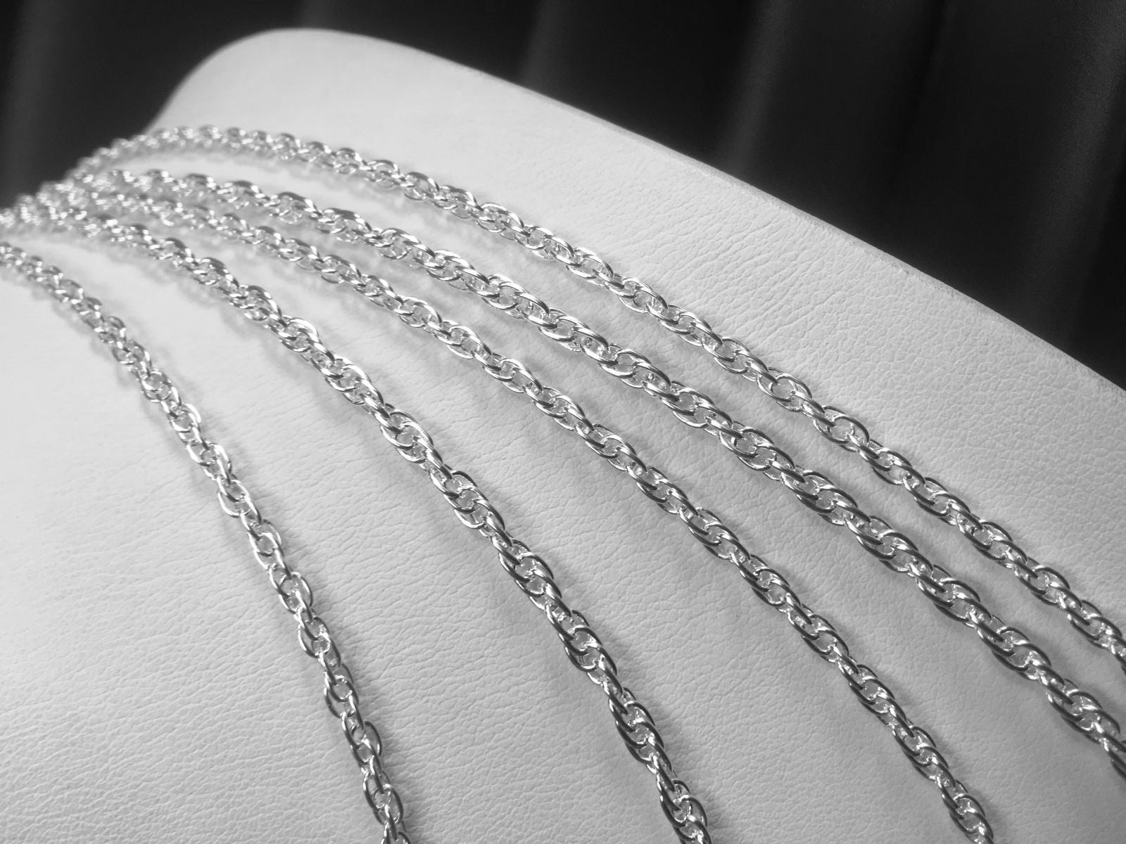 Stunning Sterling Silver Solid Rope Chain