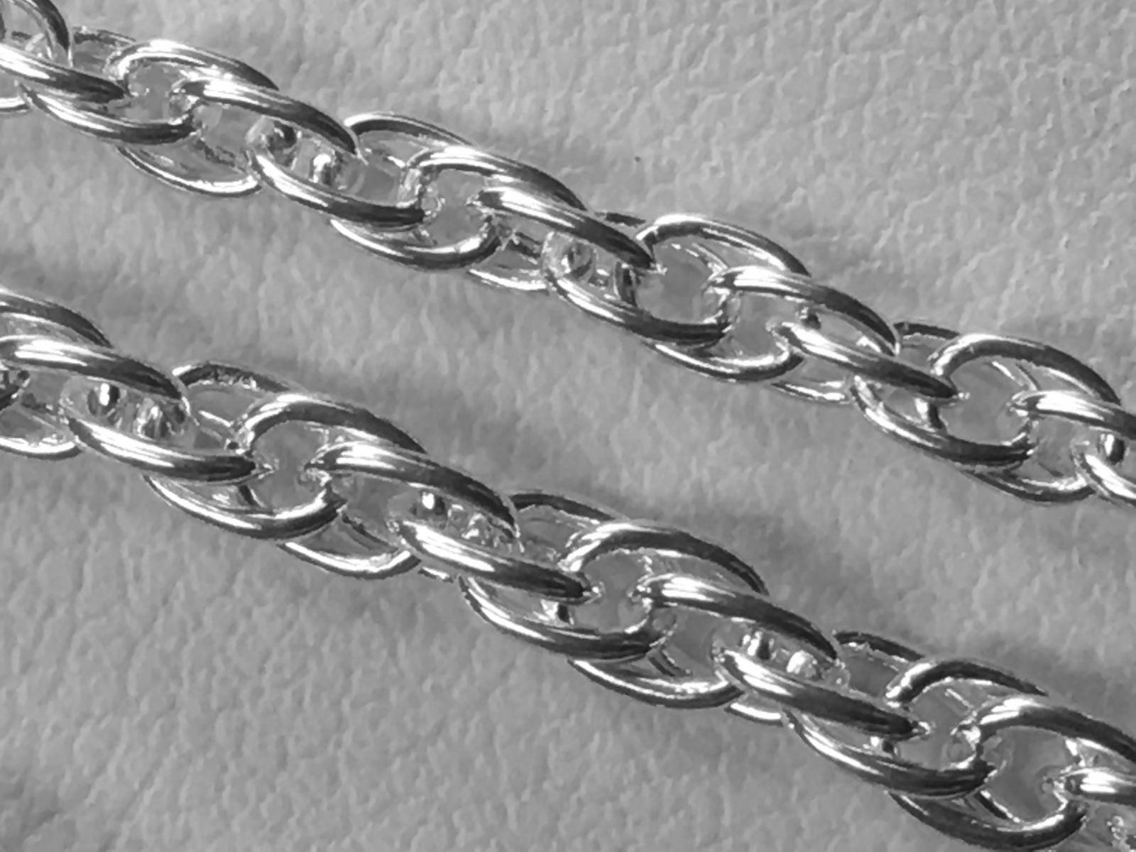 Stunning Sterling Silver Solid Rope Chain