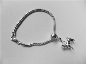 Pug Charm Bracelet
