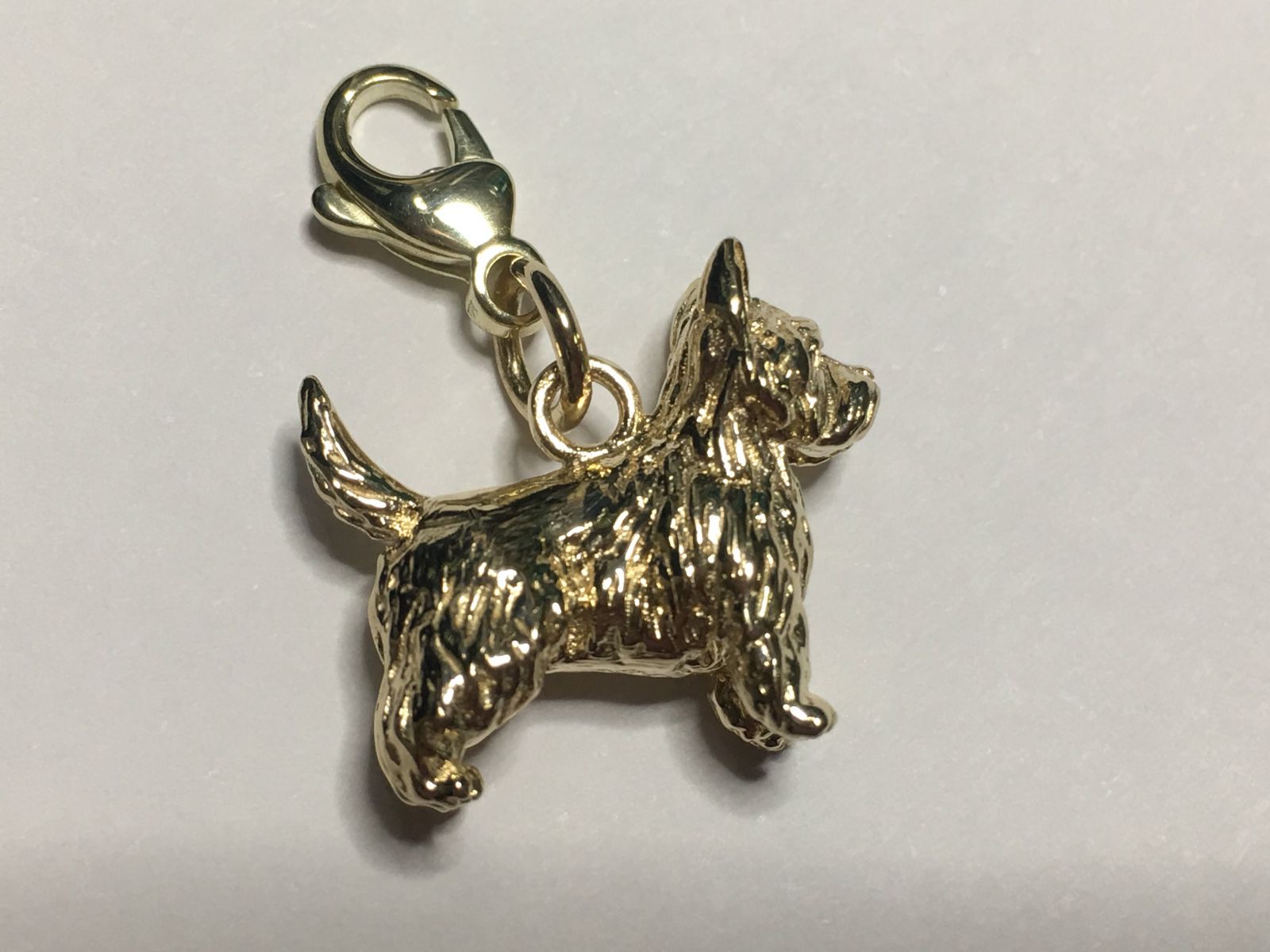 West Highland Terrier Charm 9ct Gold