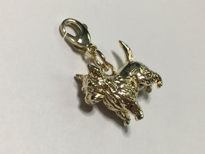 West Highland Terrier Charm 9ct Gold