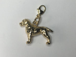 Border Terrier Charm 9ct Gold