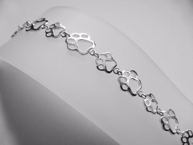 Paw Print Charm Bracelet