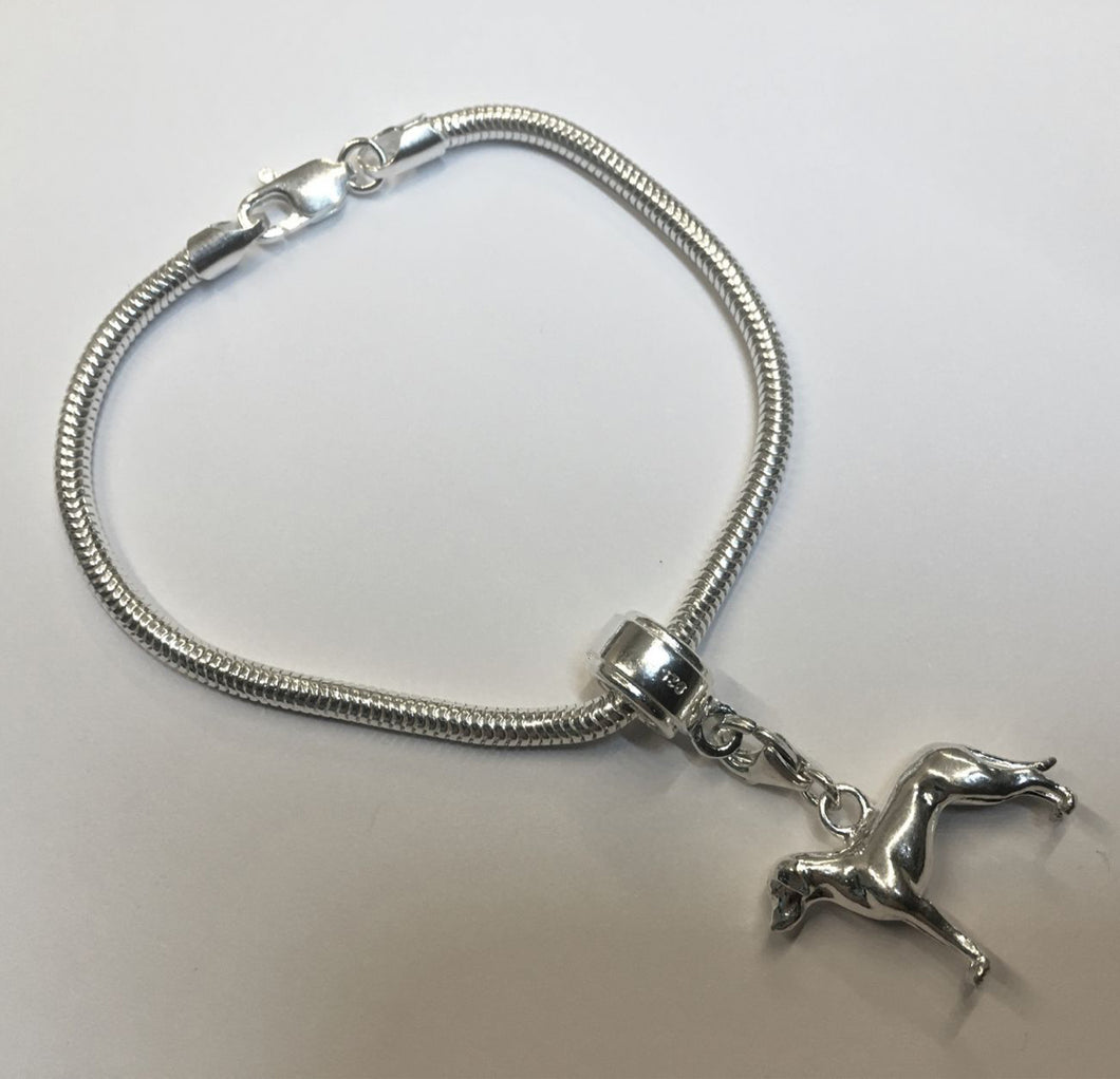 Weimaraner Charm Bracelet