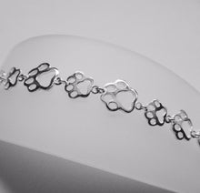 Load image into Gallery viewer, Paw Print Charm Bracelet
